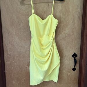 Yellow Bodycon dress